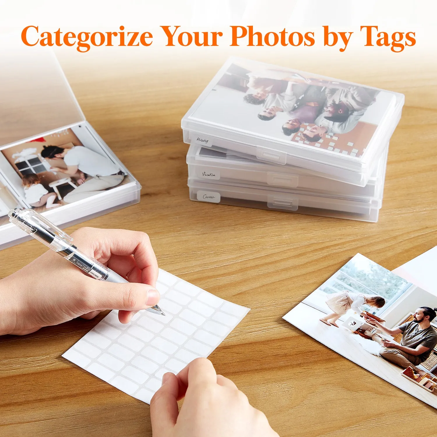 Lifewit Foto Aufbewahrungsbox 20 Fächer für 10x15