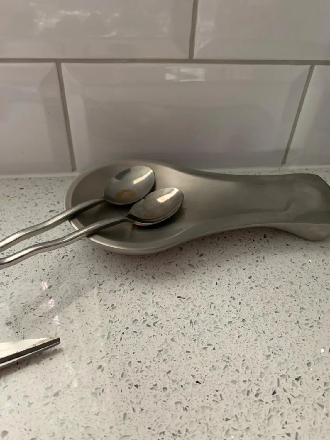 mDesign Kochlöffelhalter Utensilienhalter mattsilber