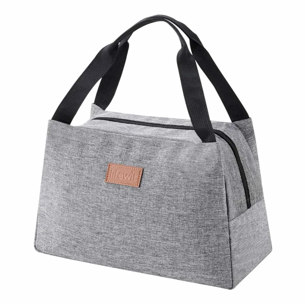 Lifewit Lunchbag Kühltasche isoliert schwarz für Arbeit