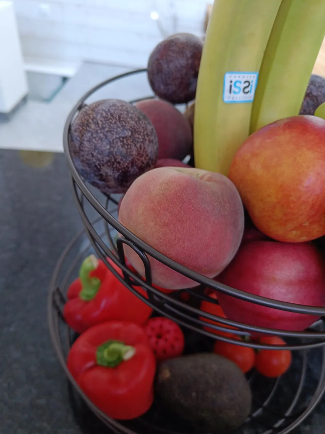 BOMCLAP Obst Etagere Obstkorb 2-etagig bronze