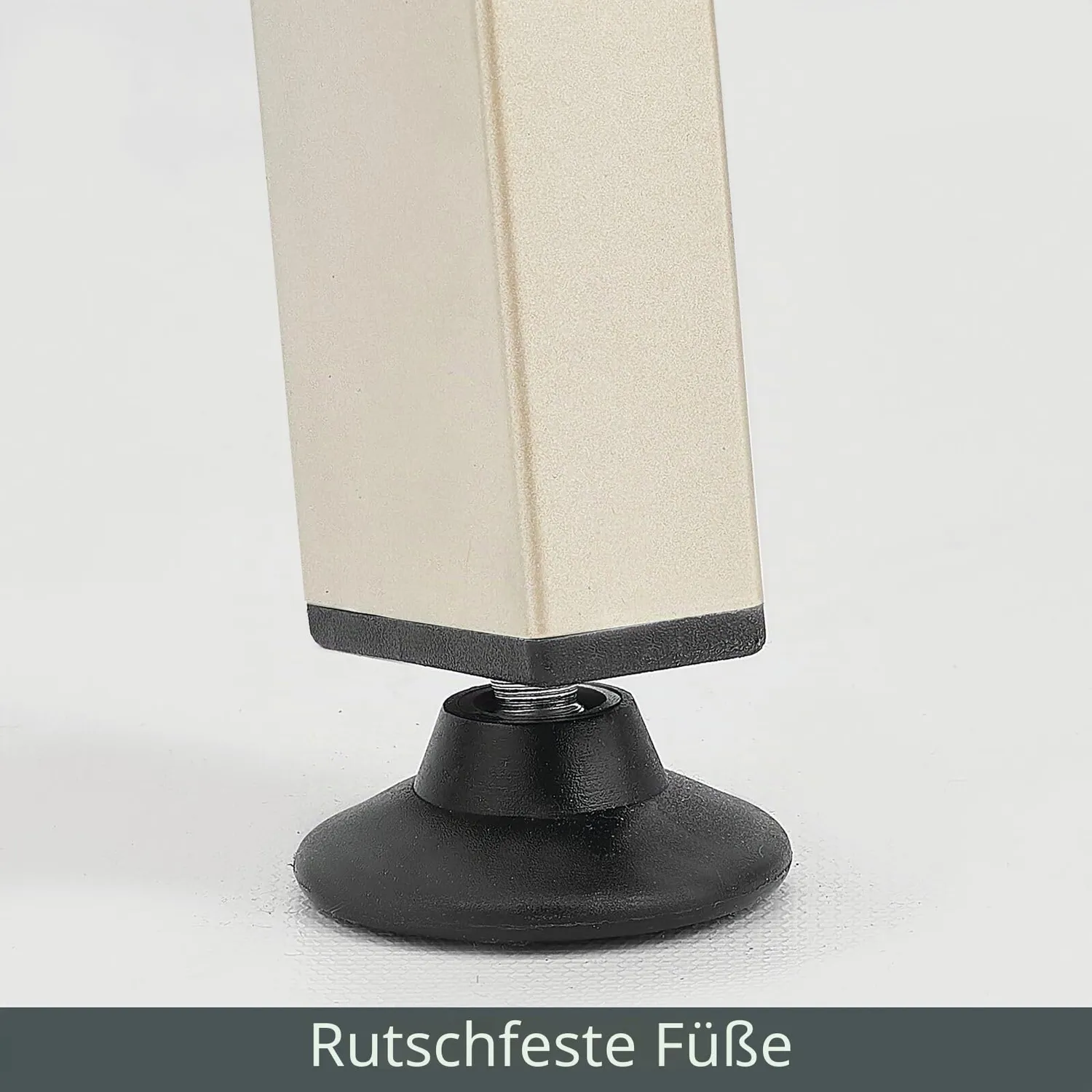 mDesign Handtuchleiter Handtuchständer beige 4 Ebenen Metall