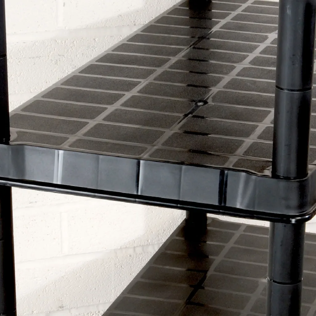 Kreher Extra Schwerlastregal Schwarz 5 Böden 120x40x185 cm