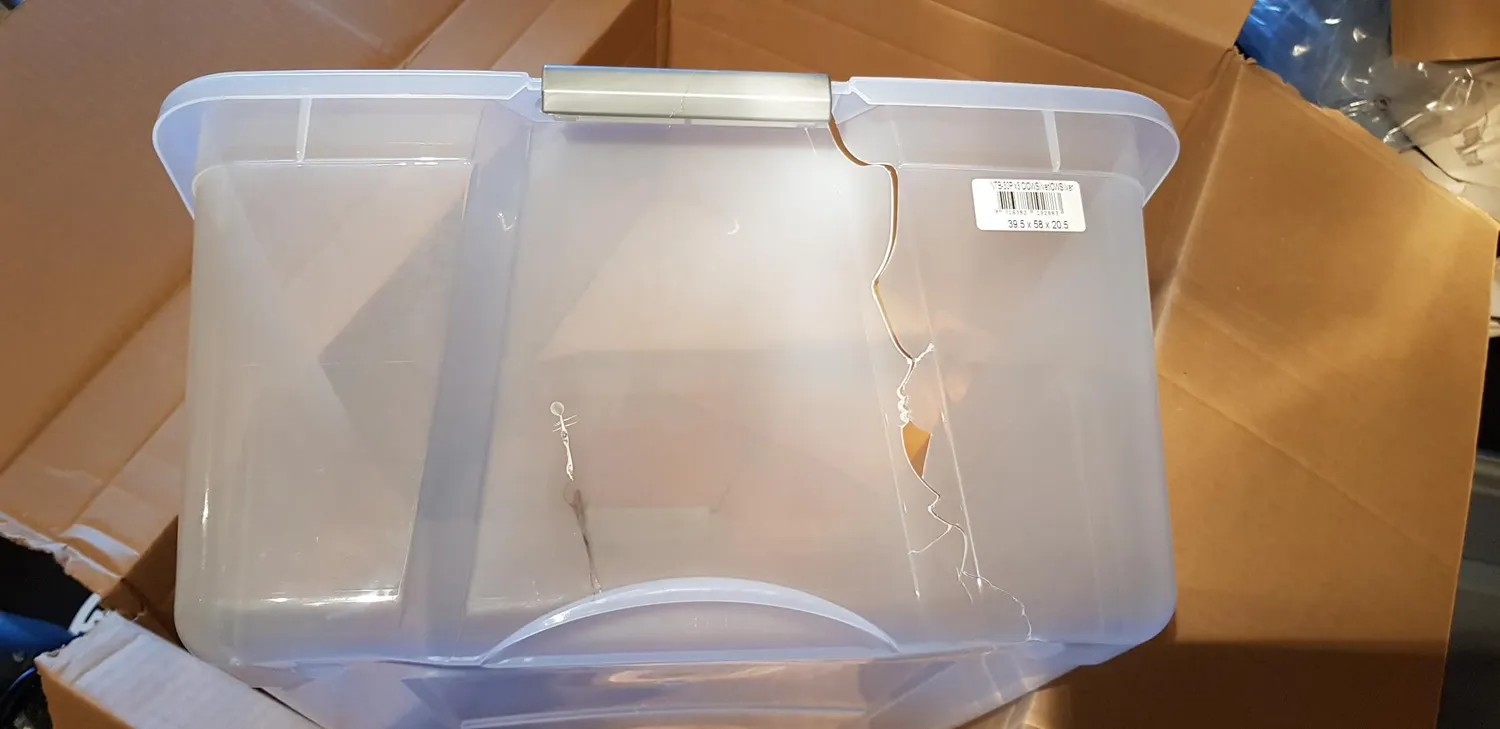 Iris Ohyama NTB-45 Aufbewahrungsbox Silber 4x45L mit Deckel