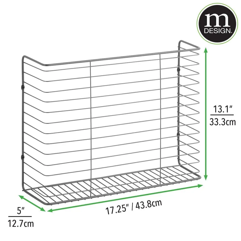 M Design 16073MDHSEU Wandregal Metall grau