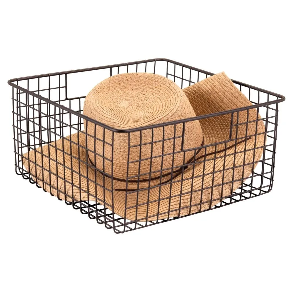 M Design Allzweckkorb Drahtkorb 4er-Set bronzefarben