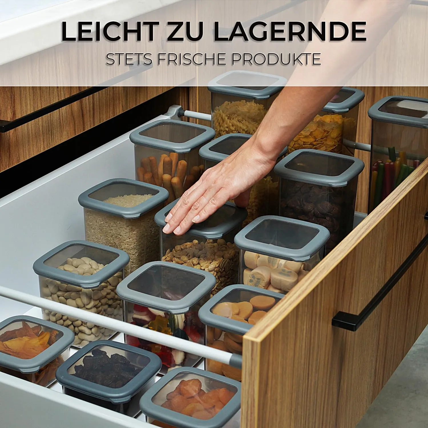 astor24 Premium Vorratsdosen 10er-Set 0,5-2L luftdicht