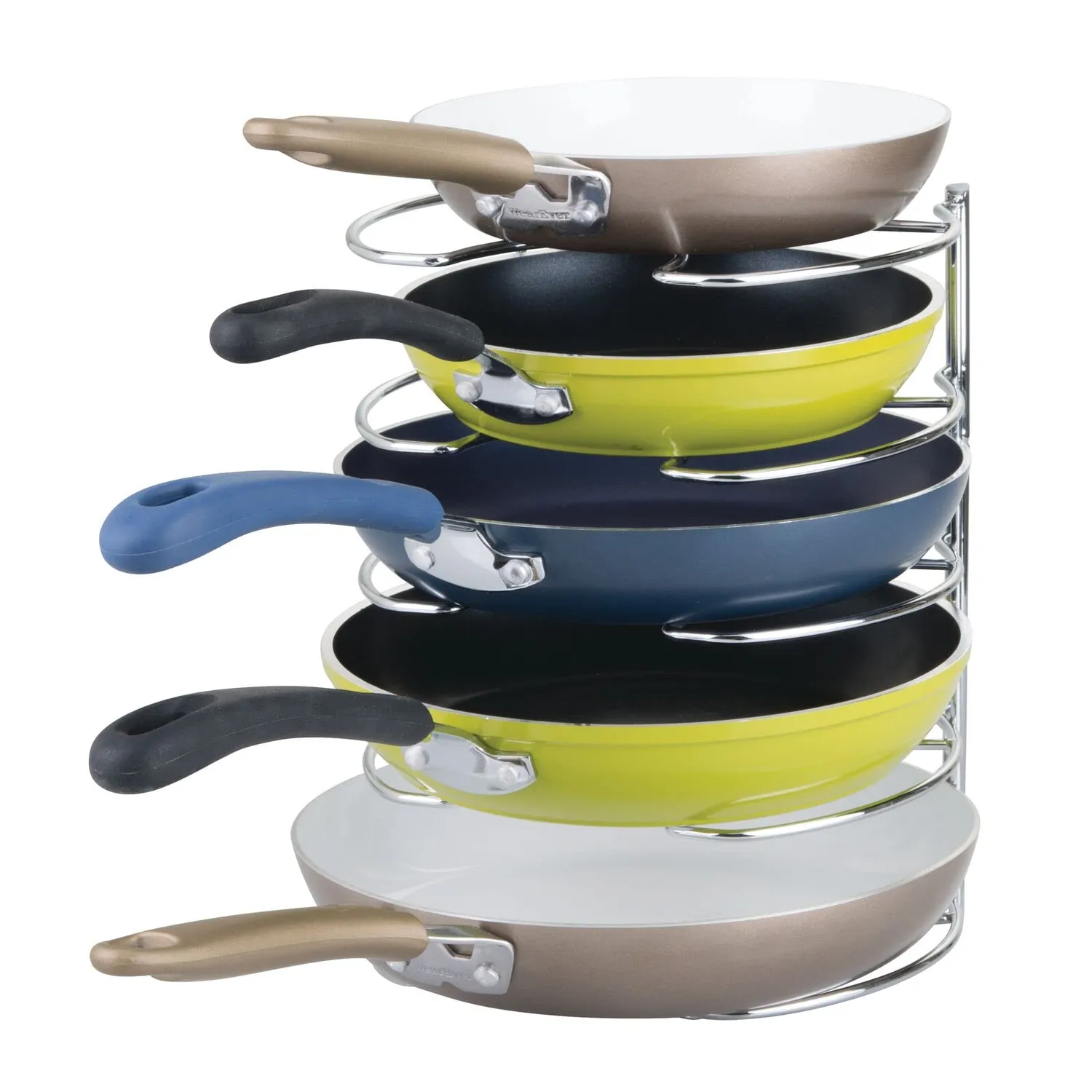 mDesign 6316MDKEU Pfannenhalter Chrom für 28 cm Pfannen