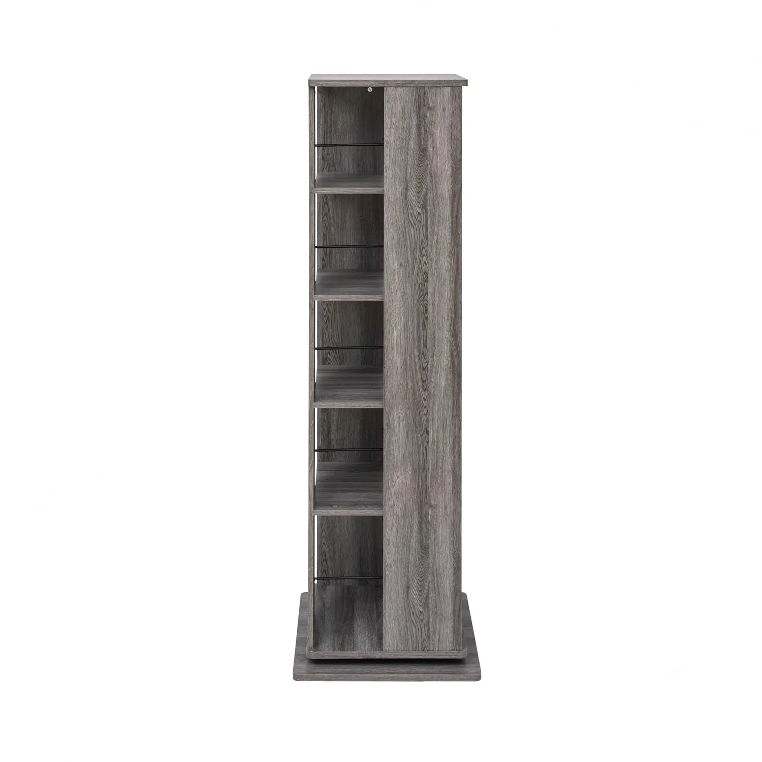 Iris Ohyama Revolving Book Shelf RBS-5S Eiche grau