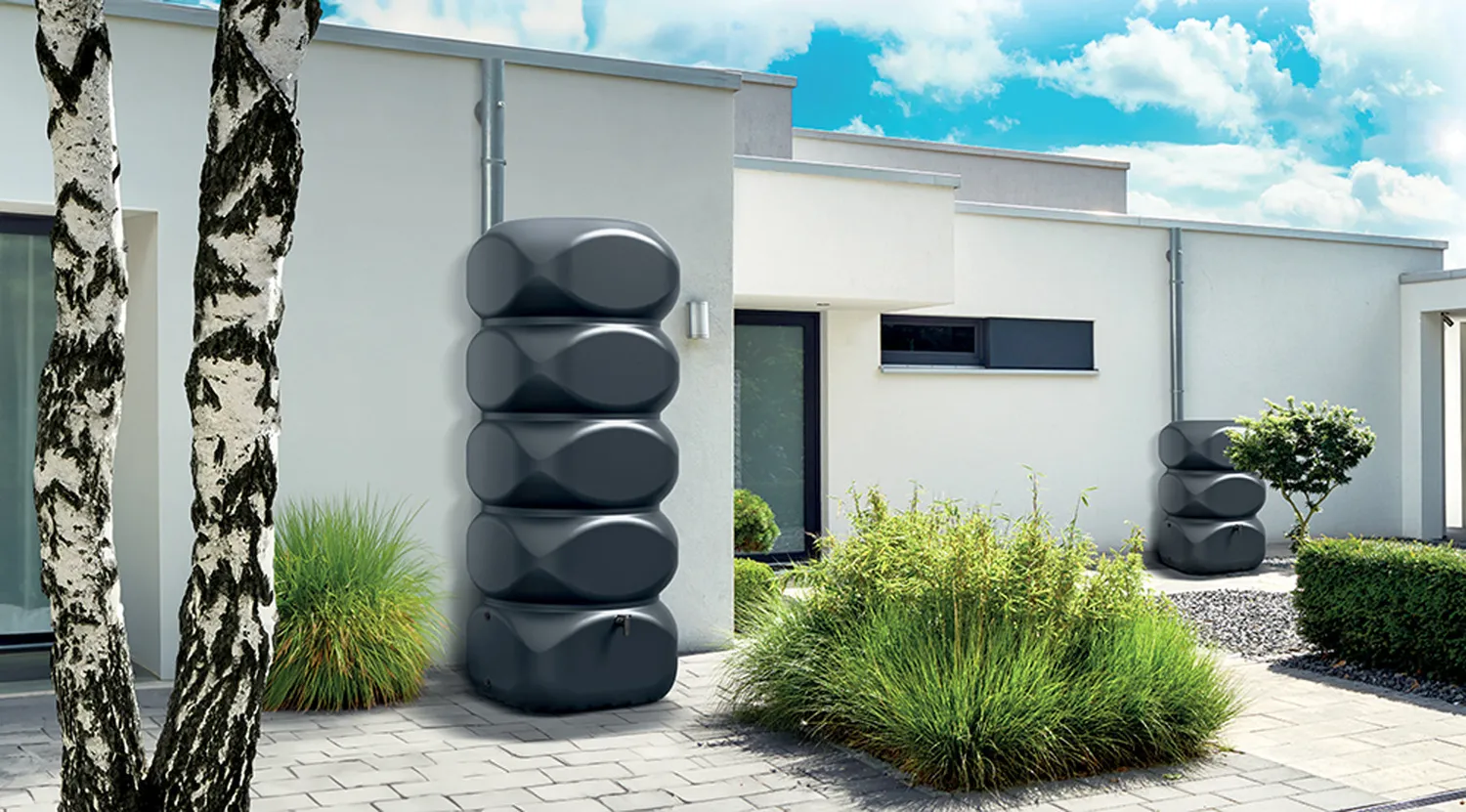 Kreher GUBO 320L Wassertank Anthrazit mit Hahn