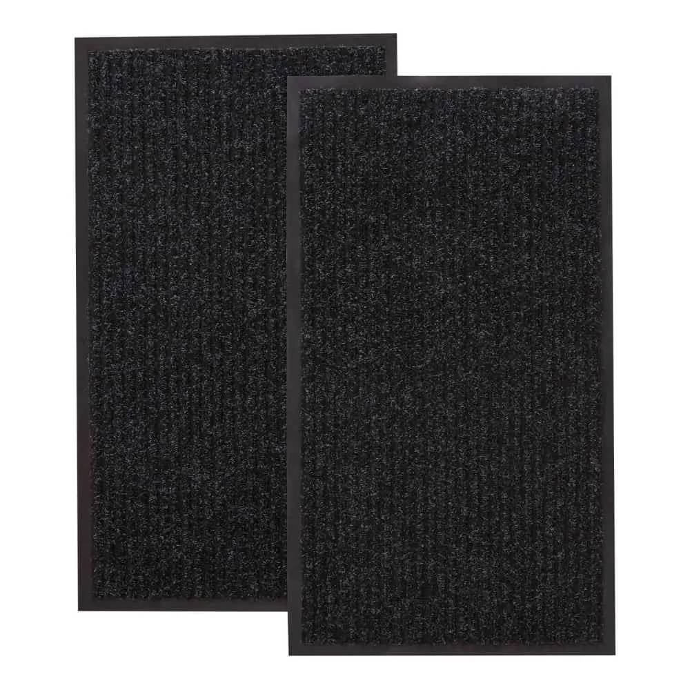 Lifewit Fußmatte Innen 43x76 cm Grau Rutschfest