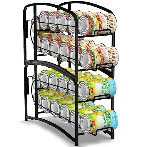 BOMCLAP Rollen Dosenspender Dosenhalter 2er-Set schwarz für 24 Dosen