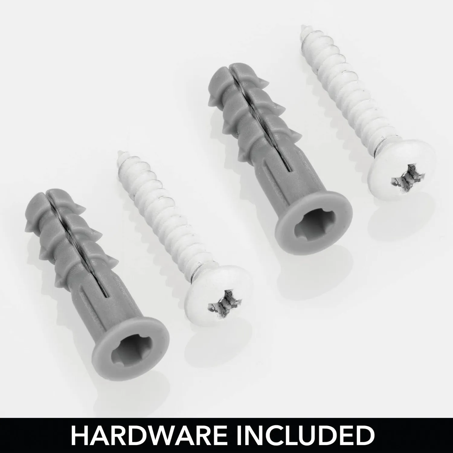 mDesign 2788MDKEU Küchenrollenhalter Wand weiß Edelstahl