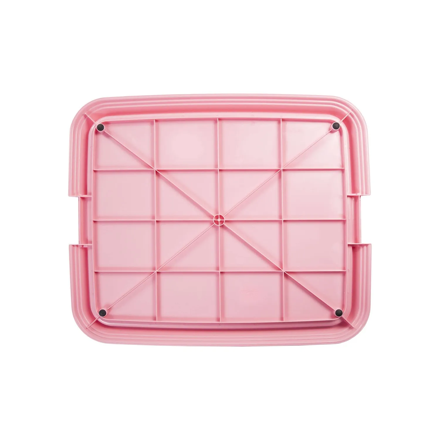 Iris Ohyama FT-650 Hundetoilette Tablett L rosa mit Halter