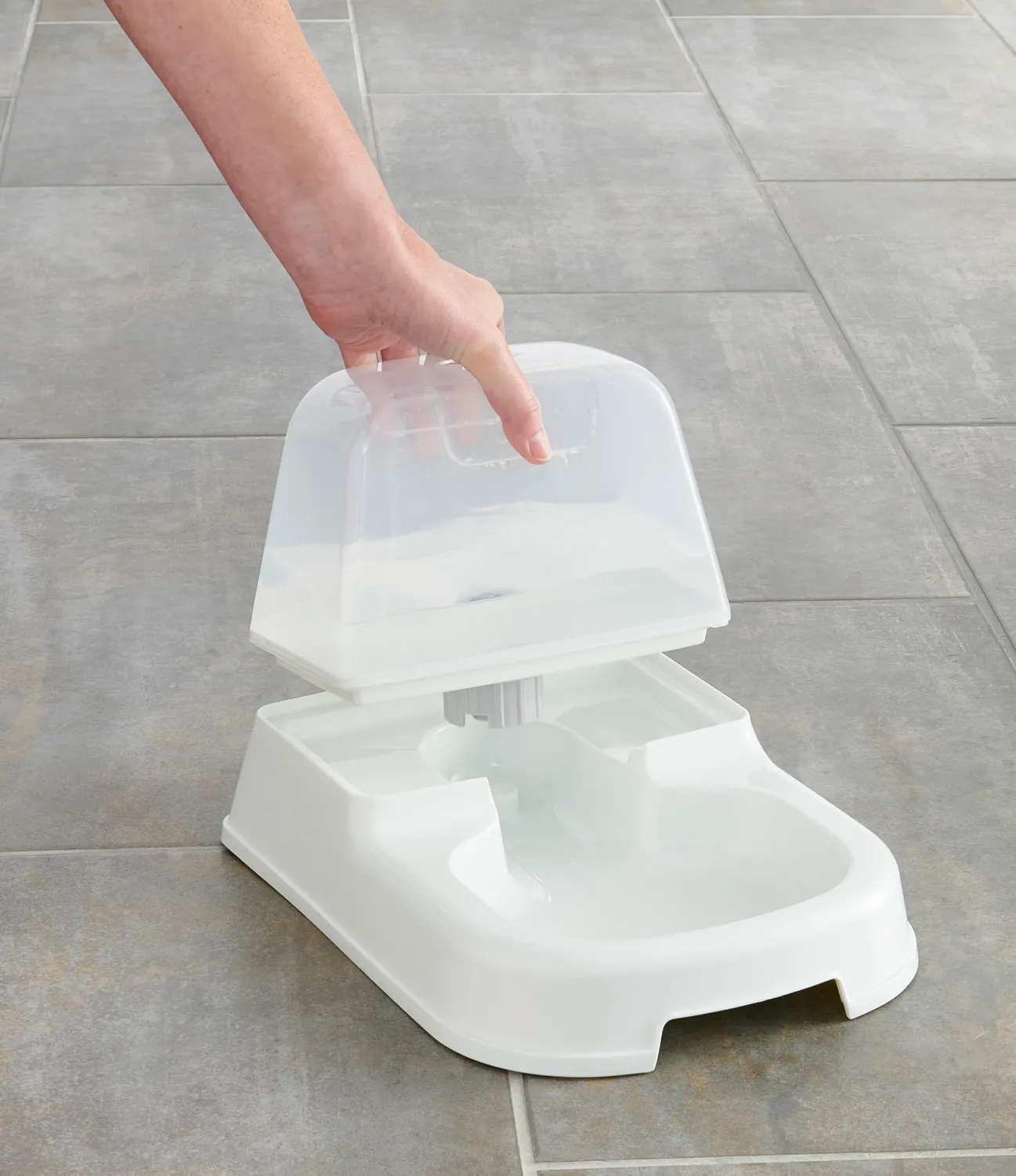 Iris Ohyama J-200 Wasserspender weiß 2 Liter Anti-Tropf