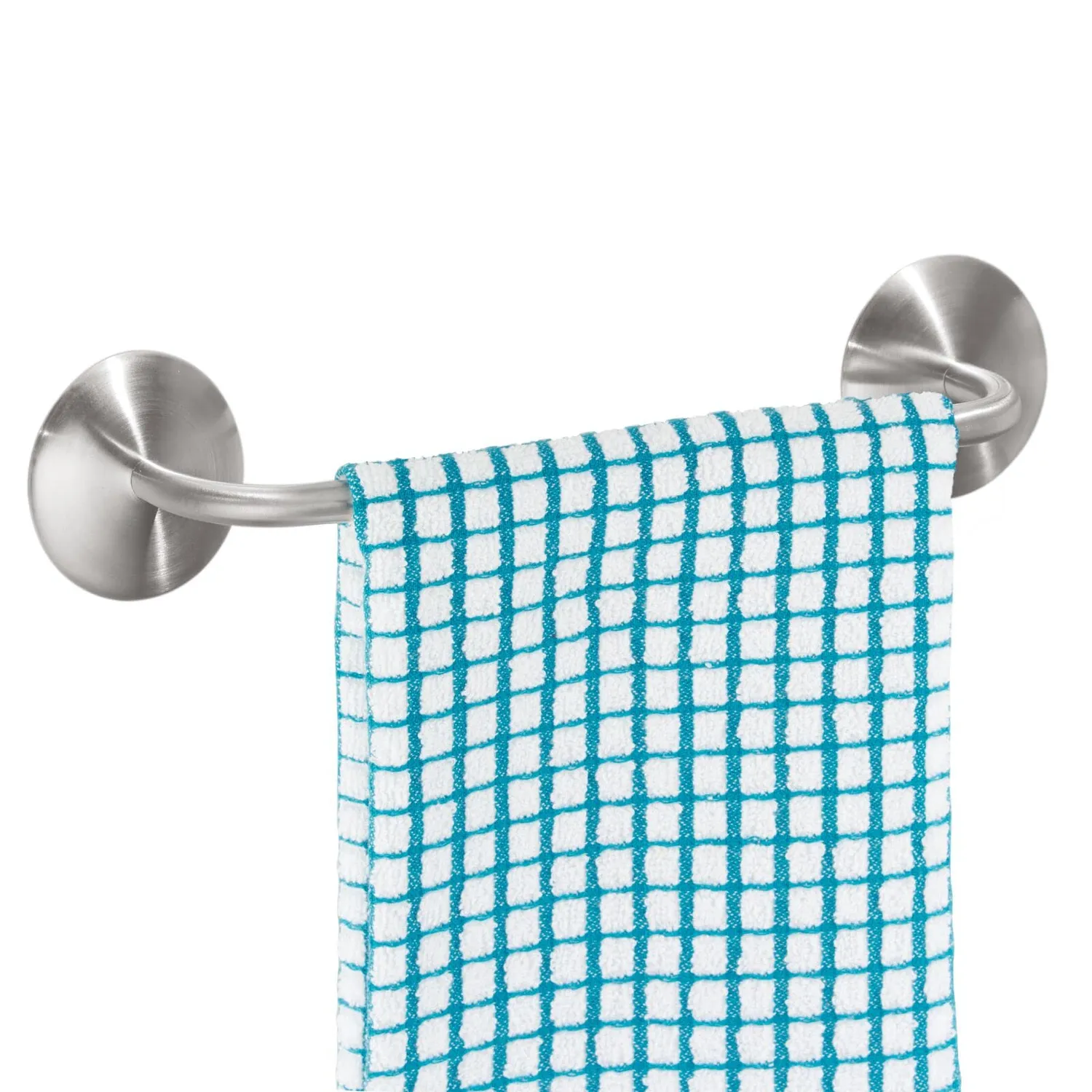 mDesign 9140MDKEU Handtuchhalter 2er-Set selbstklebend Edelstahl