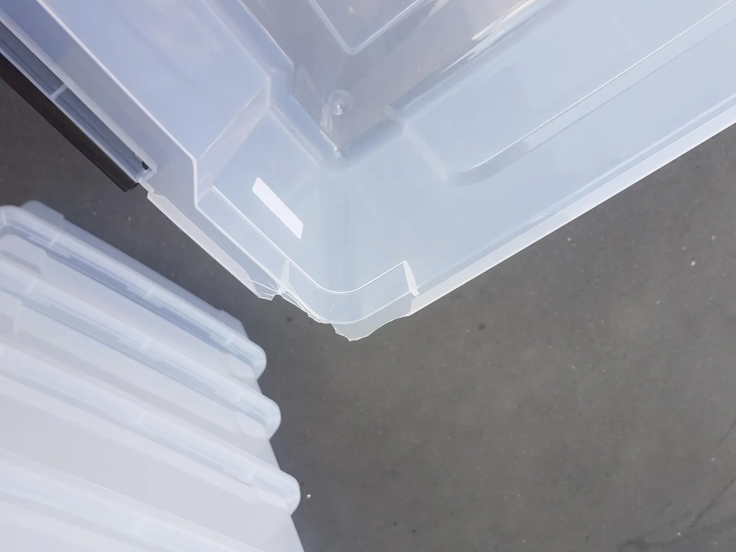 Iris Ohyama NTB-30 Aufbewahrungsbox 30 L 6er-Set transparent