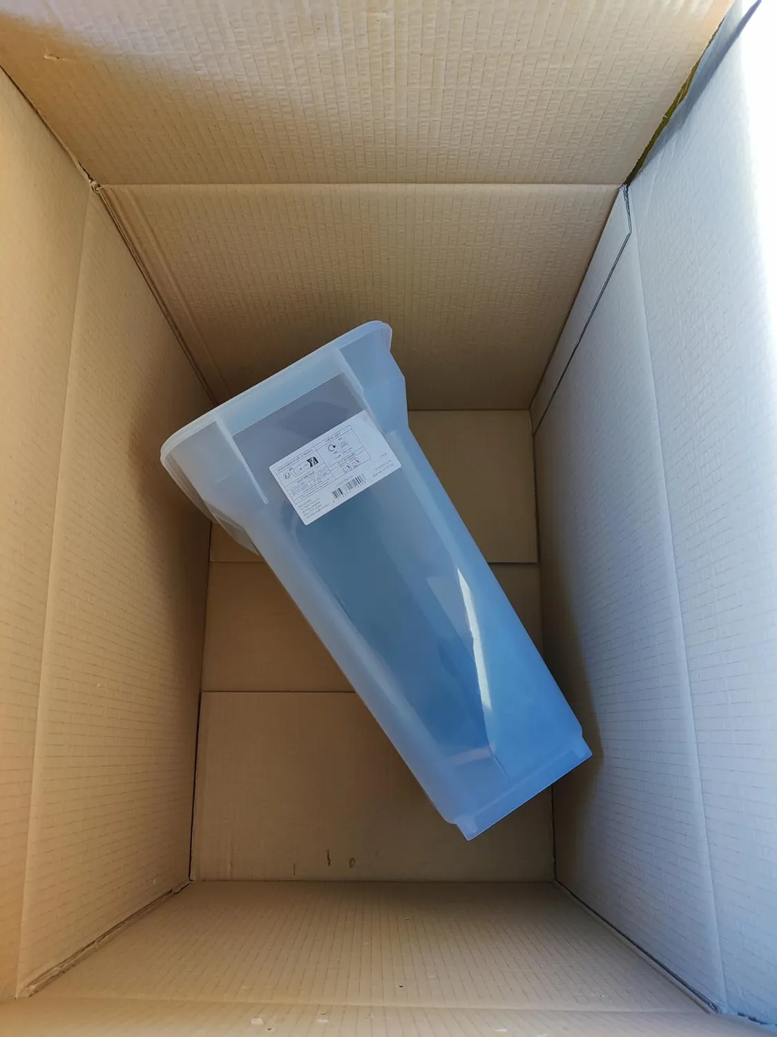 Iris Ohyama ATS-L Futterbox schwarz 40L mit Rollen luftdicht