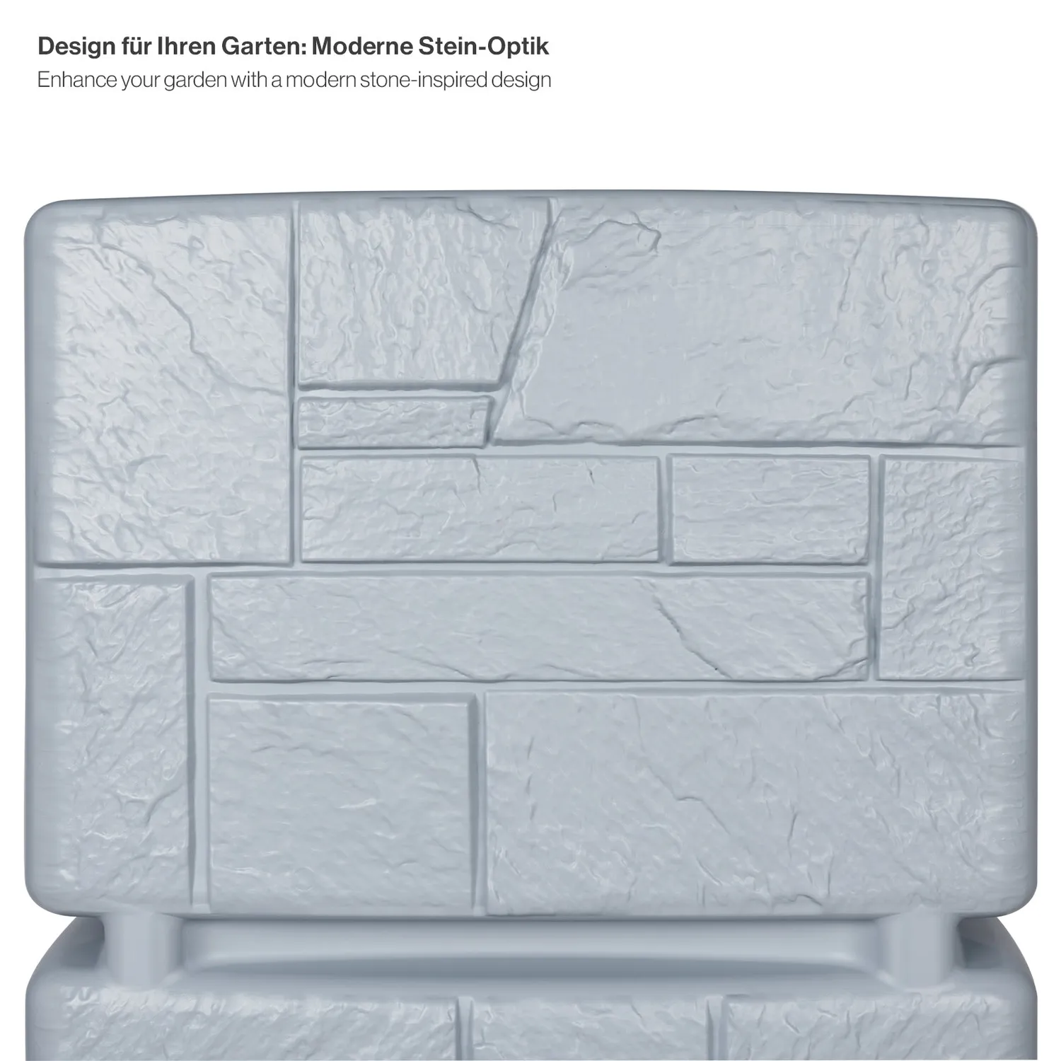 Kreher Tower Stone Wassertank grau 350 Liter Steinoptik