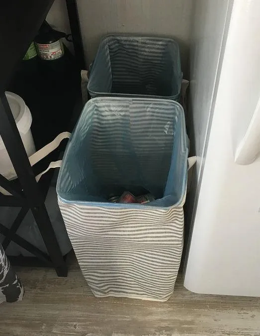 Lifewit Wäschekorb Faltbar Grau 100L Wäschesack Wasserdicht