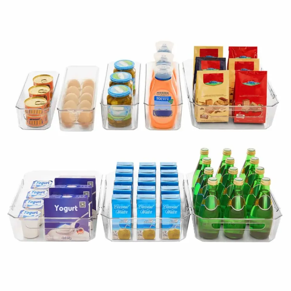Lifewit Kühlschrank Organizer 8-teilig mit Eierhalter