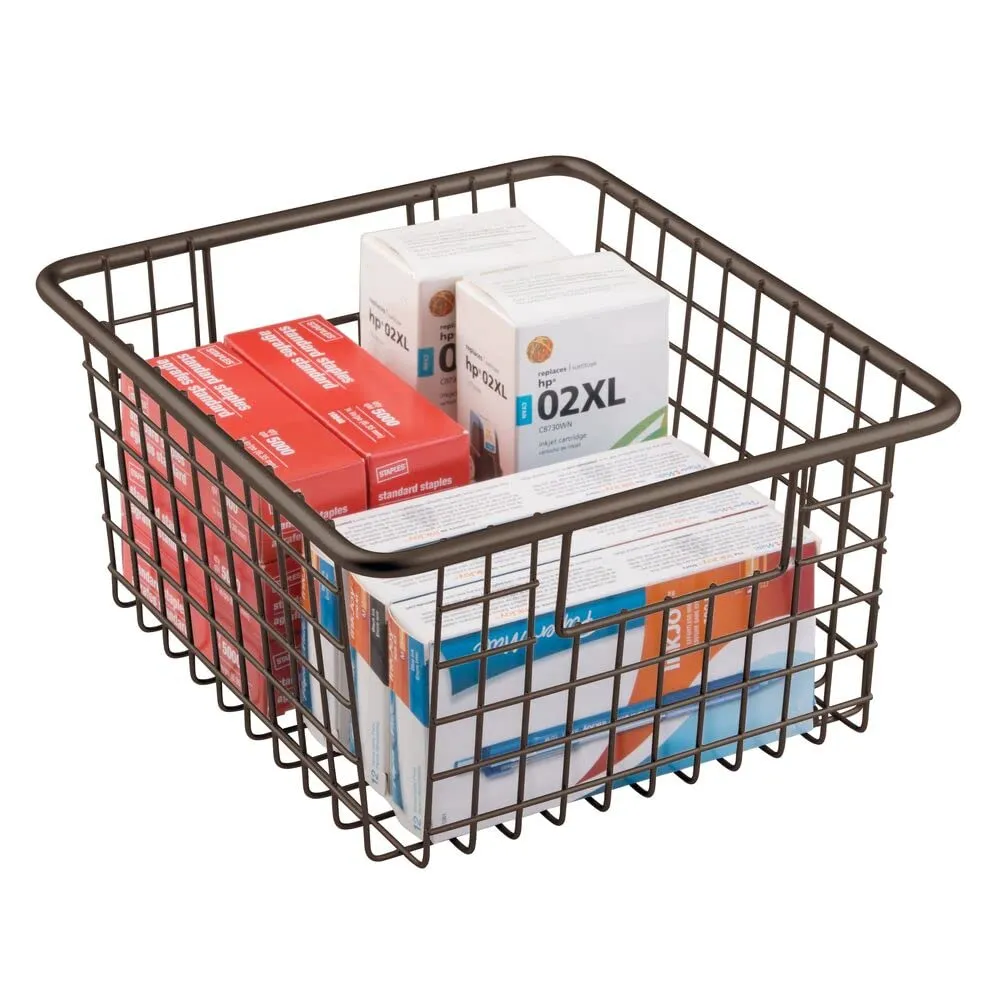 M Design Organizer Gitterbox 8er-Set bronzefarben Metall