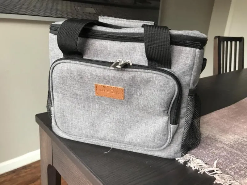 Lifewit Kühltasche 15L Grau Groß Isolierte Picknicktasche