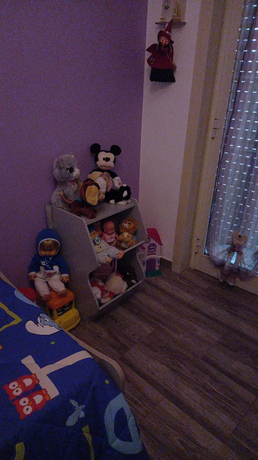 Iris Ohyama Kids Basic Shelf KSBS-2 Regal grau 2 Fächer