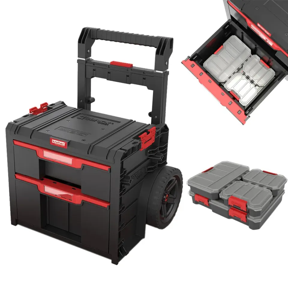 Kreher Q-Brick Pro Cart PRO D2 Werkstattwagen mit Schubladen