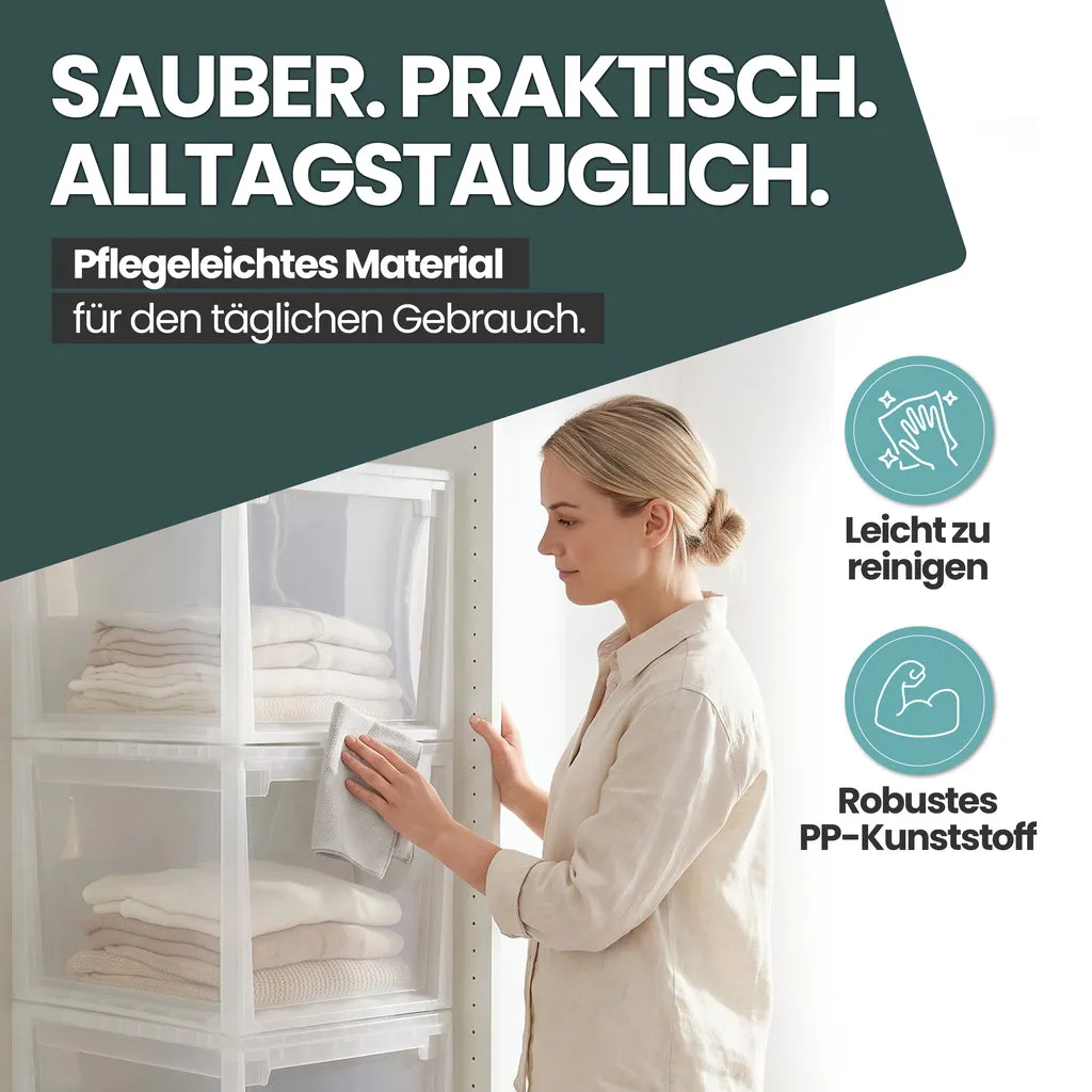 Kreher Schubladenbox Bundle 3tlg XL52 XXL52 transparent