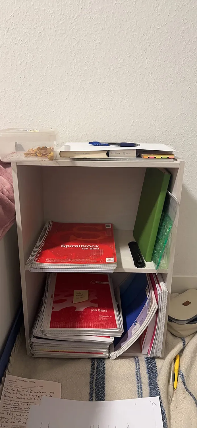 Iris Ohyama CX-2 Bücherregal 2 Fächer weiß