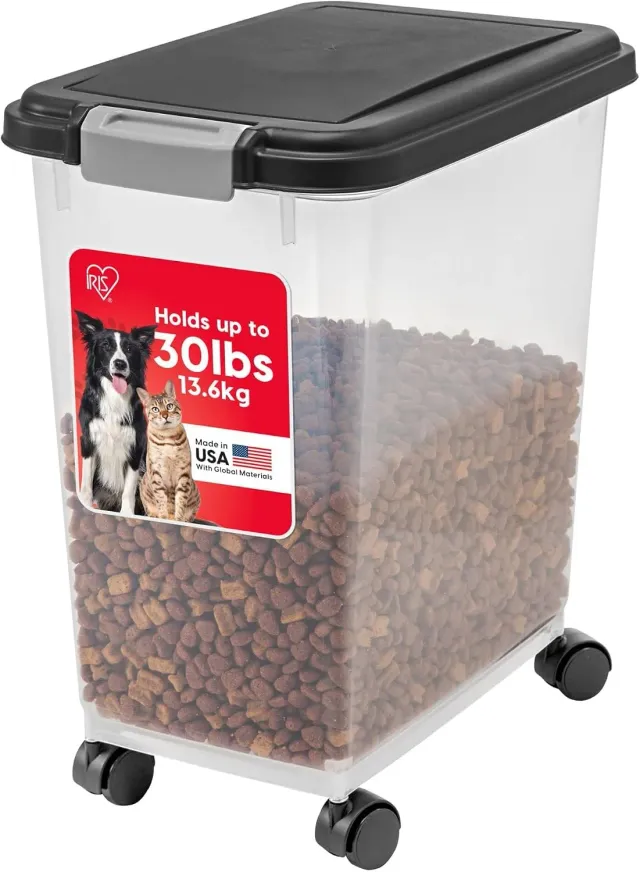 Iris Ohyama MP-8 Futterbox 30L schwarz luftdicht