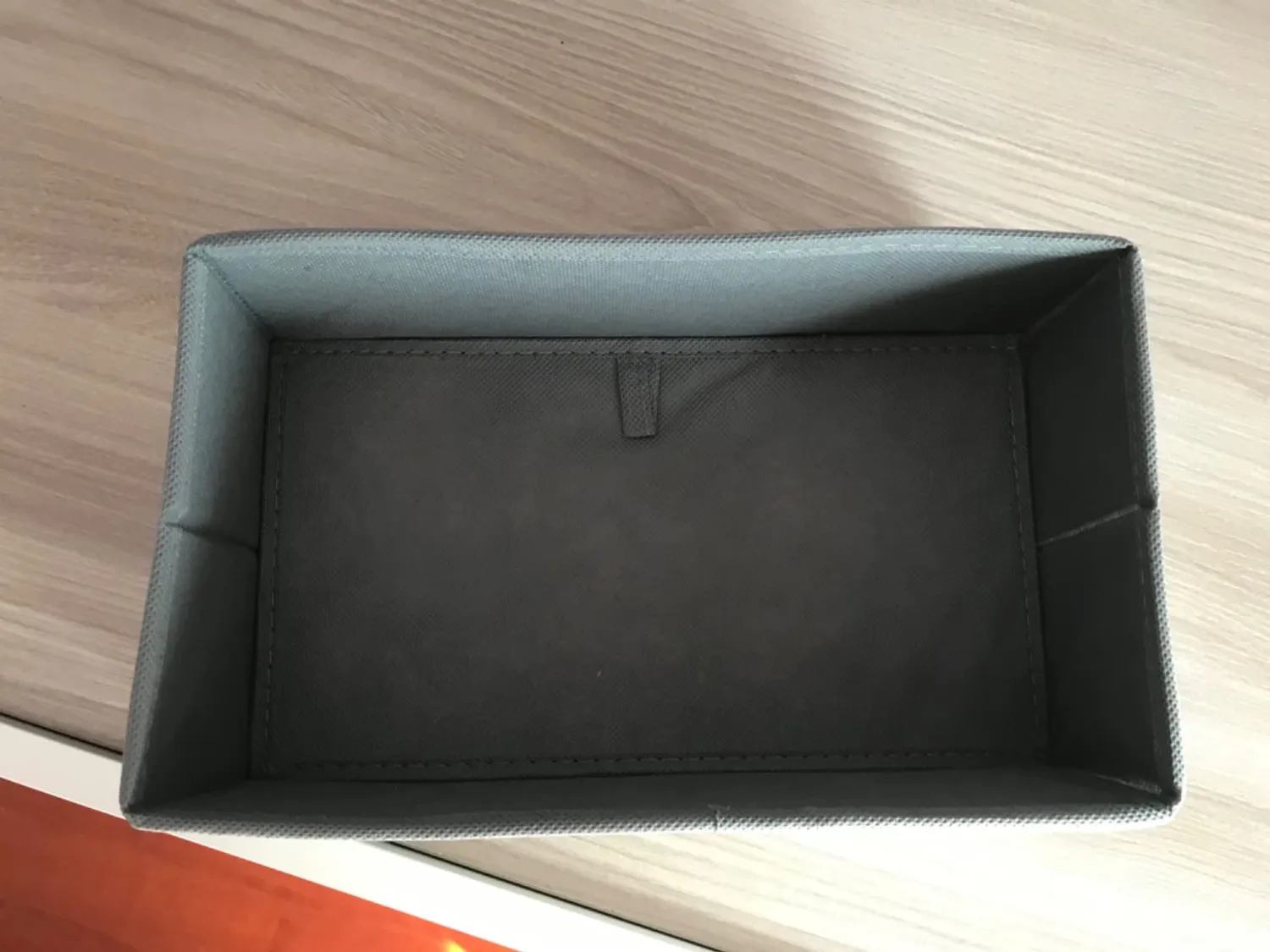 mDesign Stoffbox 2er-Set grau für Schrank Babykleidung