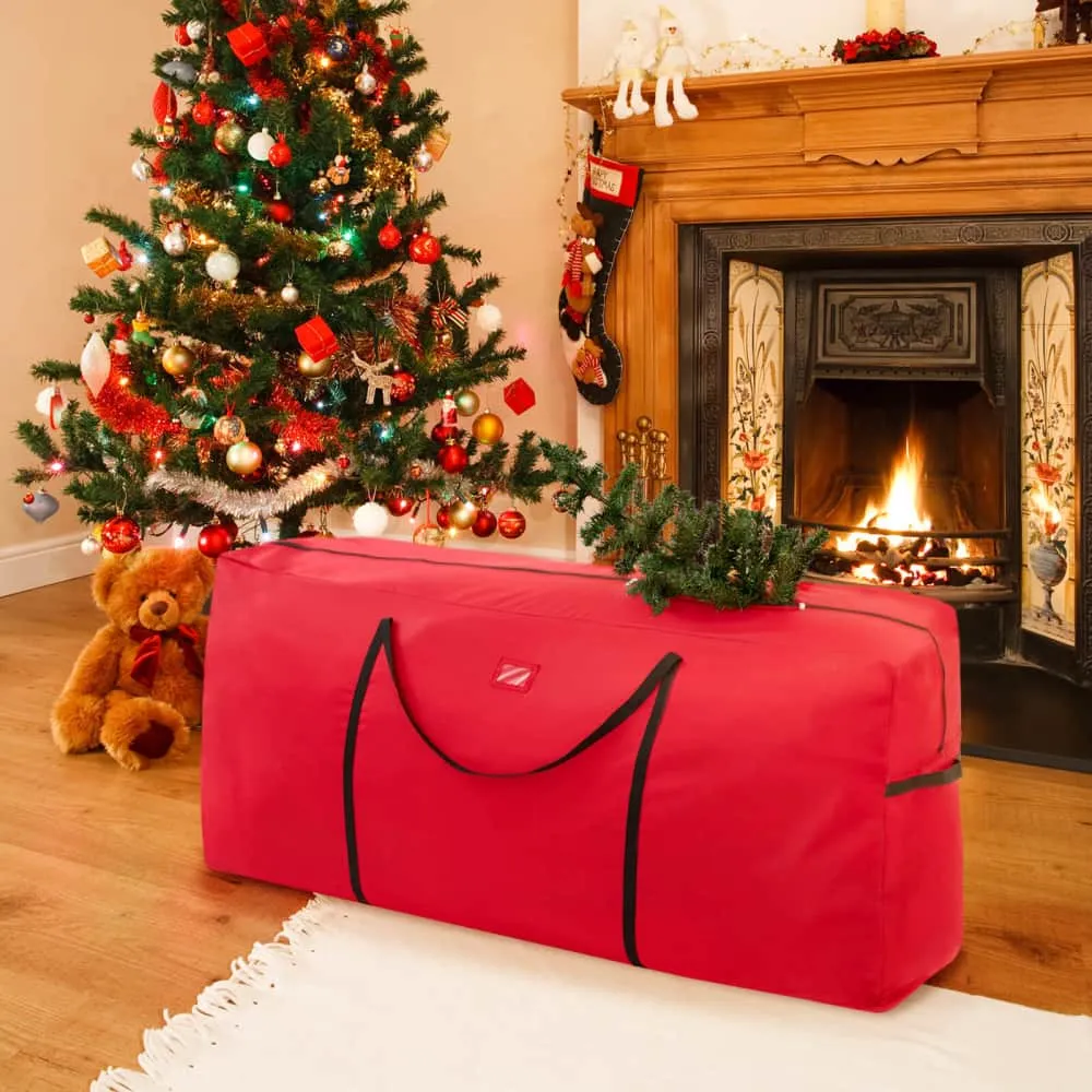 Lifewit Christbaumtasche 9 Ft Aufbewahrungstasche rot wasserdicht