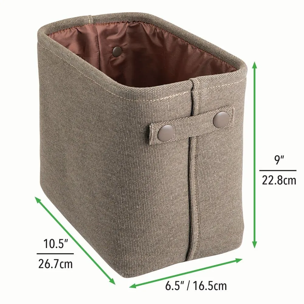 M Design Aufbewahrungskorb Baumwolle Espresso 26,7 cm beschichtet