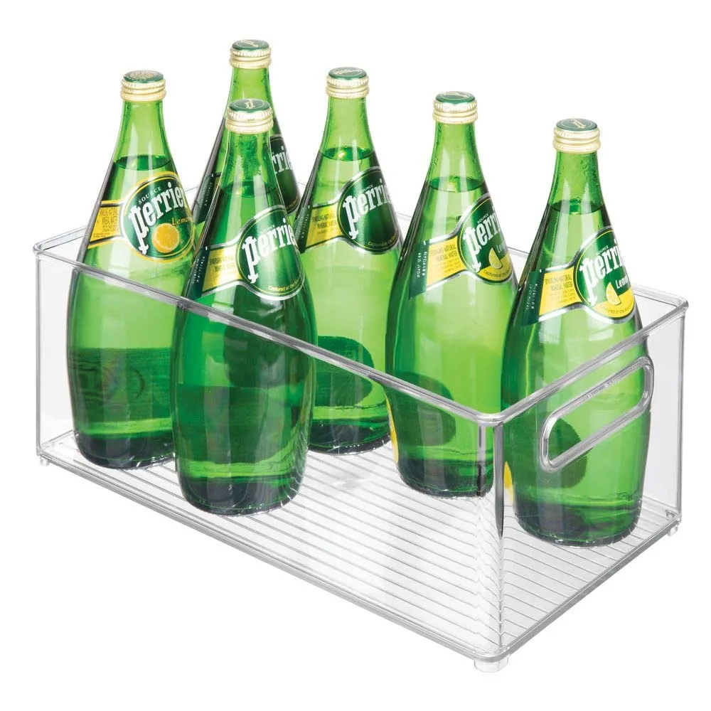 mDesign Kühlschrank-Organizer 8er-Set Transparent 37,1 cm