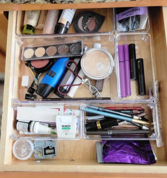 Lifewit Schubladen Organizer Set 25-teilig Transparent Kunststoff