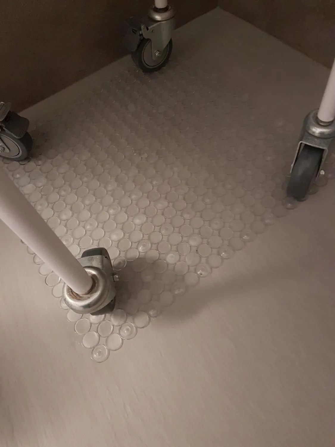 mDesign Duschmatte Antirutsch Transparent mit Saugnäpfen