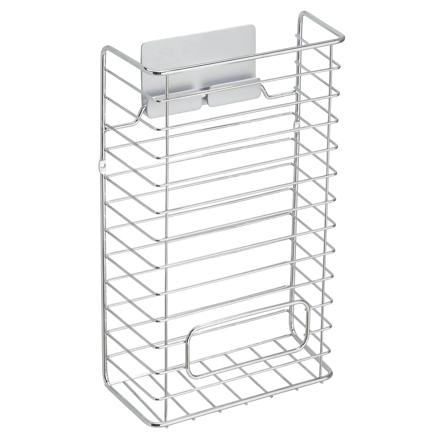 M Design Affixx Plastiktüten-Halter Metall selbstklebend stapelbar