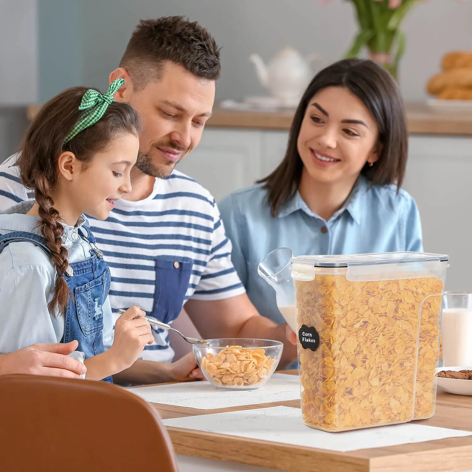 Lifewit Vorratsdose 4er Pack 4L luftdicht mit Deckel