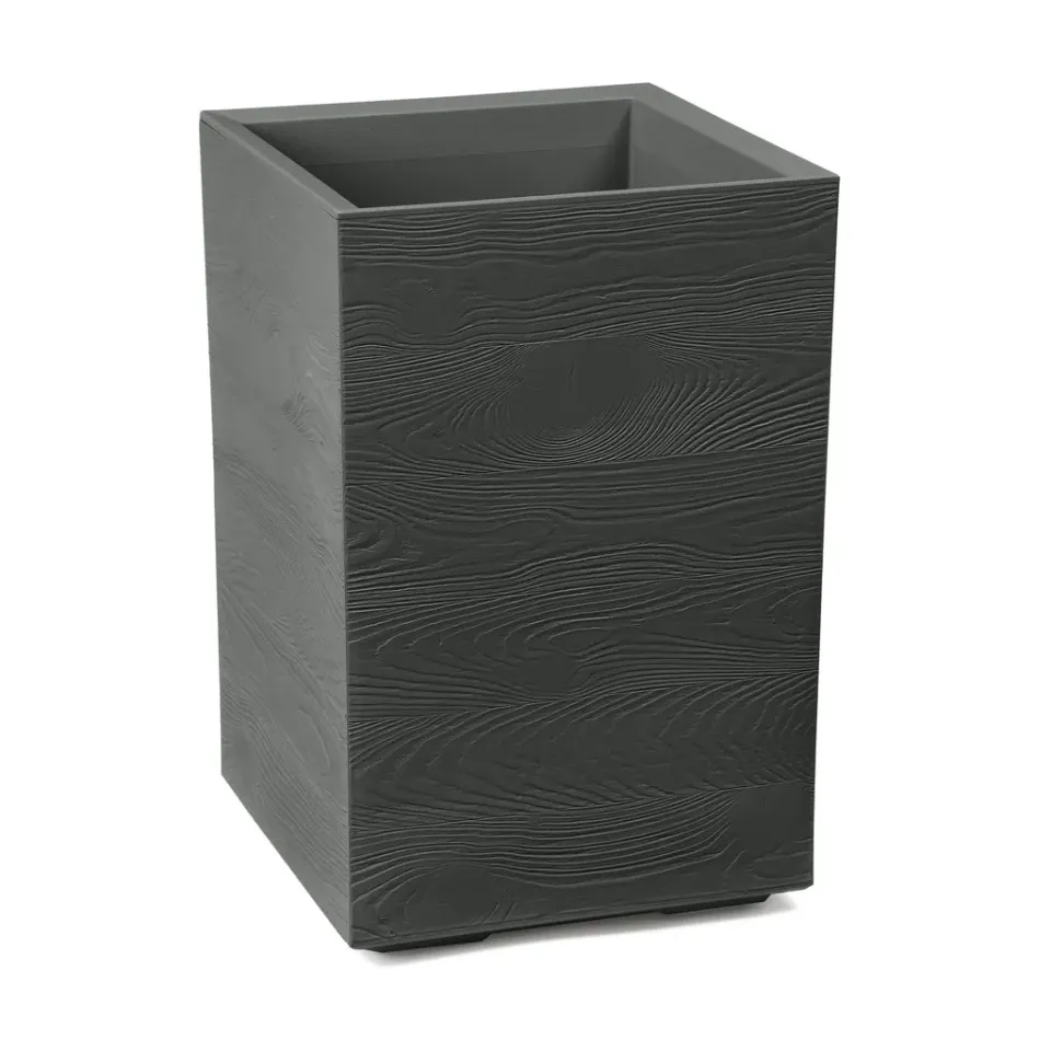 Kreher Eco Wood Pflanzkübel 40x40x60 Anthrazit Wasserspeicher