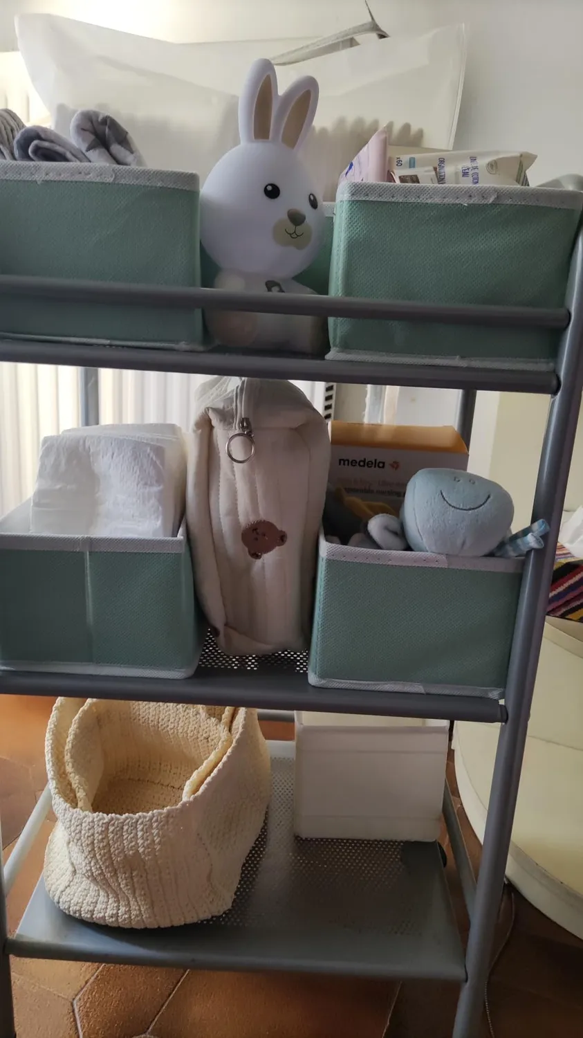 mDesign Aufbewahrungsbox Stoffbox grau Fischgrät 12er-Set