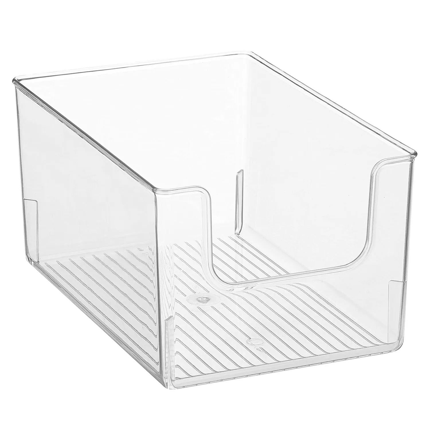 mDesign Aufbewahrungsbox offene Front durchsichtig Kunststoff