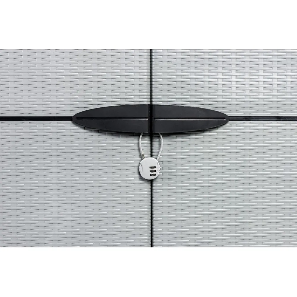 Kreher Madera Kunststoffschrank Rattan 2er 171cm