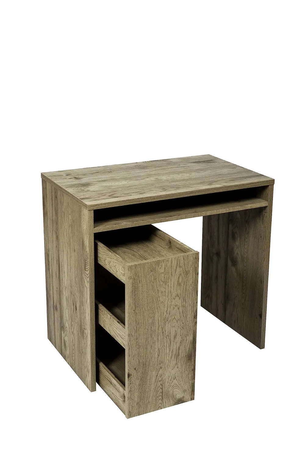 Iris Ohyama WDK-800 Schreibtisch 80x50 Holz mit Regal
