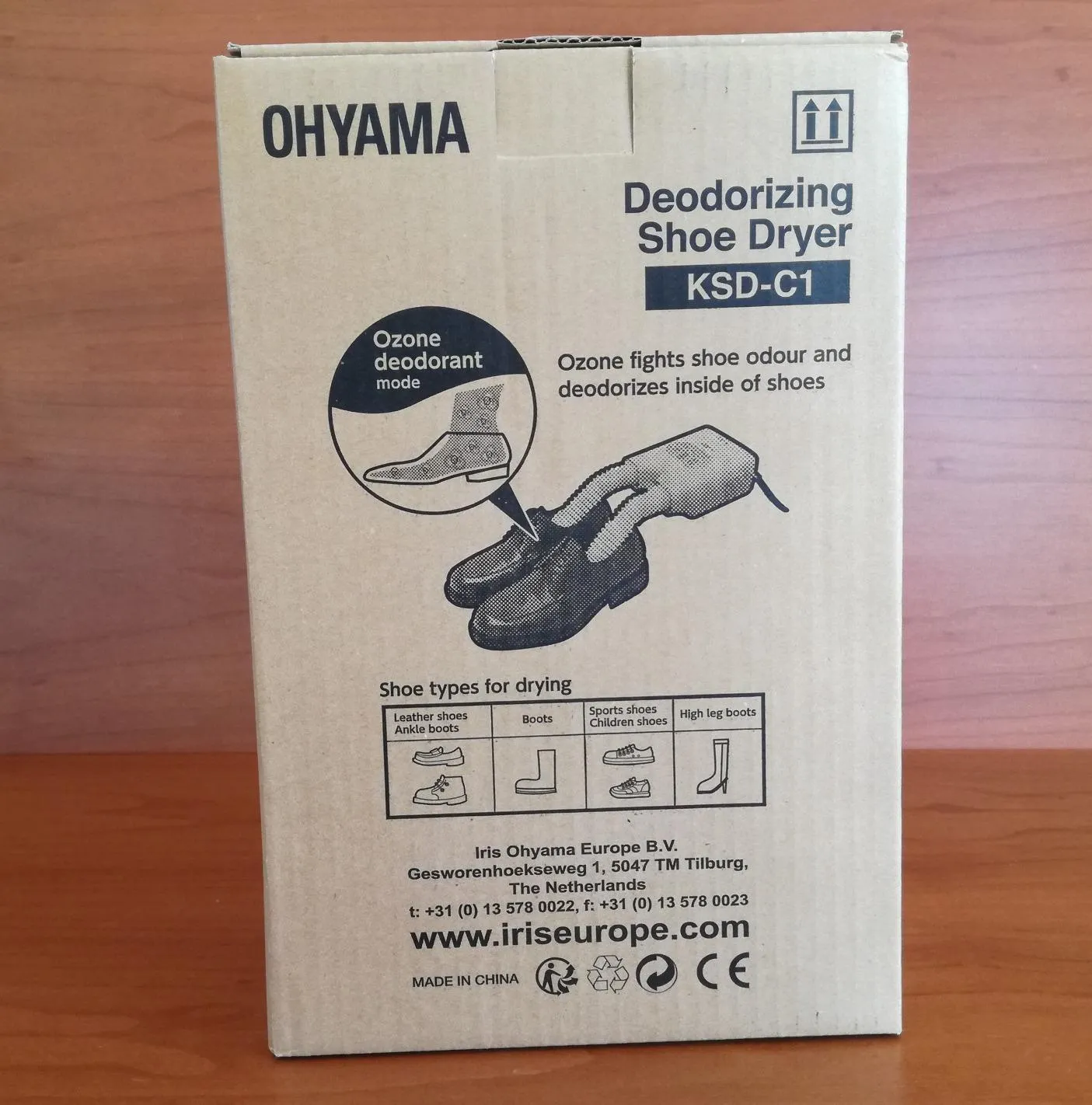Iris Ohyama JCH-15TD4 Heizlüfter Keramik Helles Holz