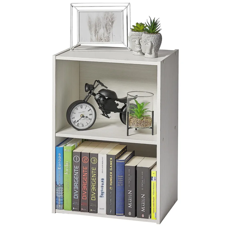 Iris Ohyama CX-2 Bücherregal 2 Fächer weiß