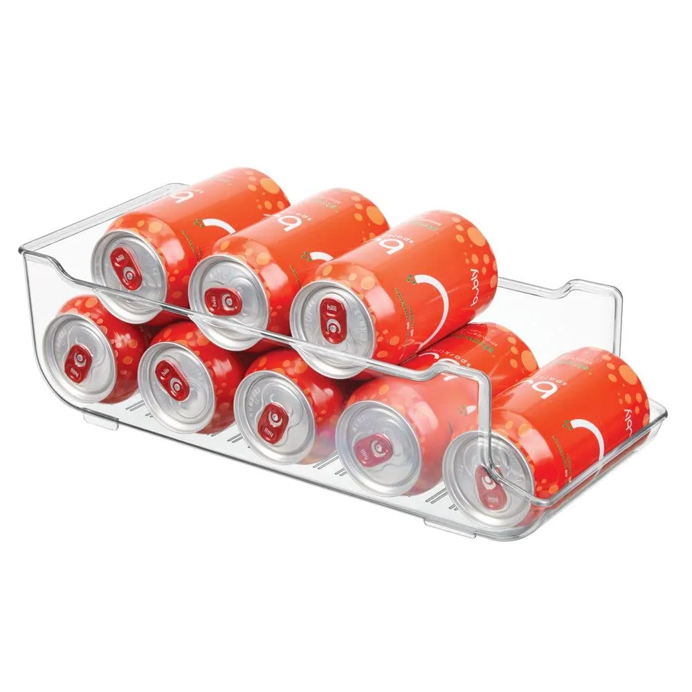 mDesign Dosenhalter 2er-Set für 9 Dosen durchsichtig