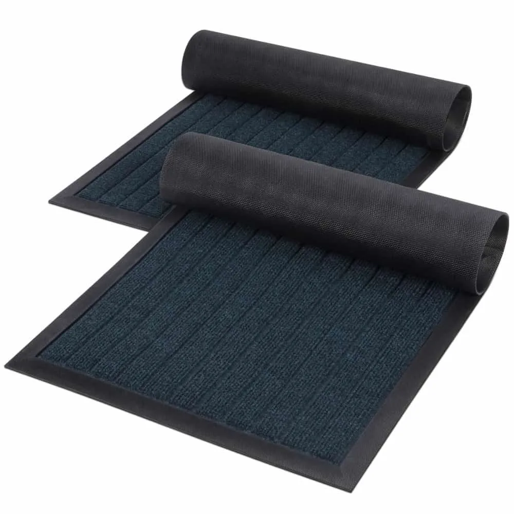 Lifewit Fußmatte Innen Grau 90x59 cm dünn rutschfest