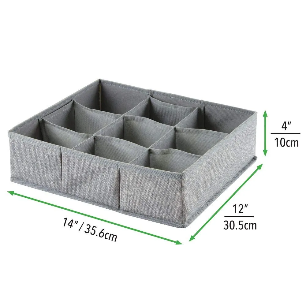 M Design Baby Organizer Aufbewahrungsbox Grau 9 Fächer