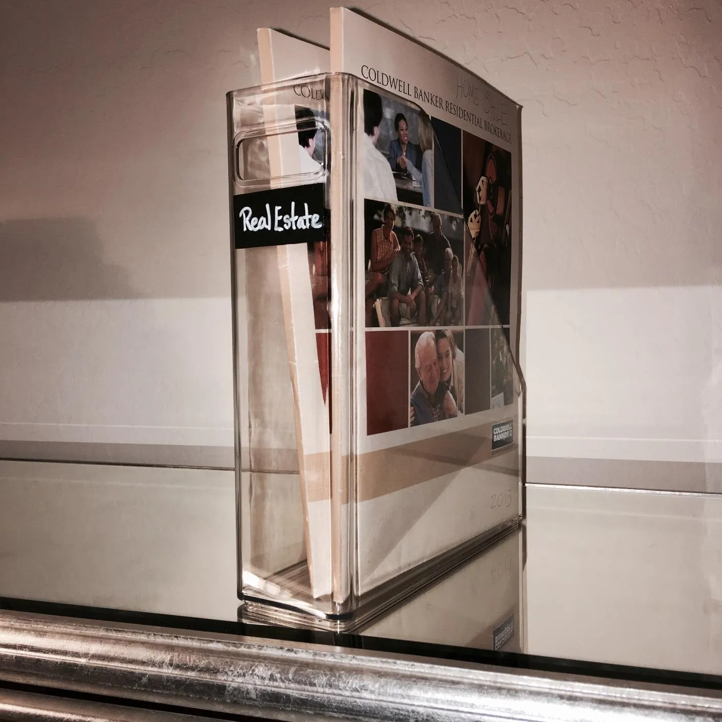mDesign Ligne Aktenordner Stehsammler transparent 4er-Set